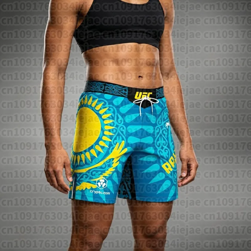 Shorts de Entrenamiento Retro de Jiu-Jitsu con Diseño Personalizado y Firma de Charles Oliveira para Hombre, Mujer y Niño, Estilo Octagonal y Talla Grande