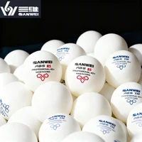 Pelotas de tenis de mesa SANWEI TR RS 3 estrellas 40+ Material ABS con pelotas de Ping Pong profesionales duraderas cosidas para entrenamiento 50/100 Uds