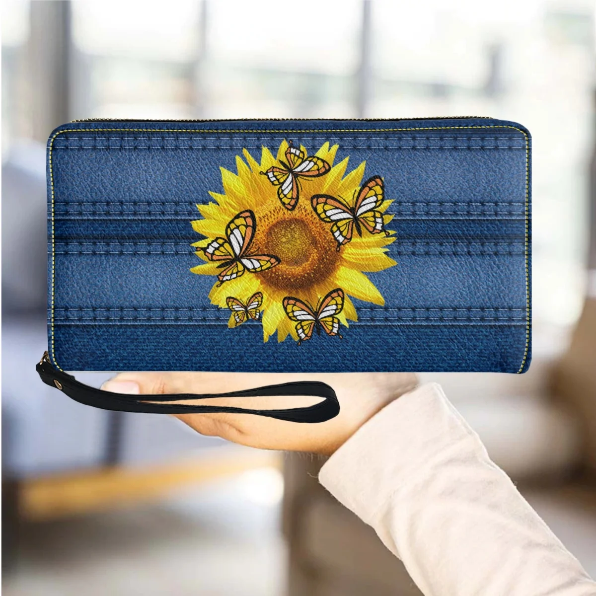 

Trust In The Lord With All Your Heart Print Wristlet Wallet Christian Easter Gift Fashion Long Party Clutch Card Holder 2023