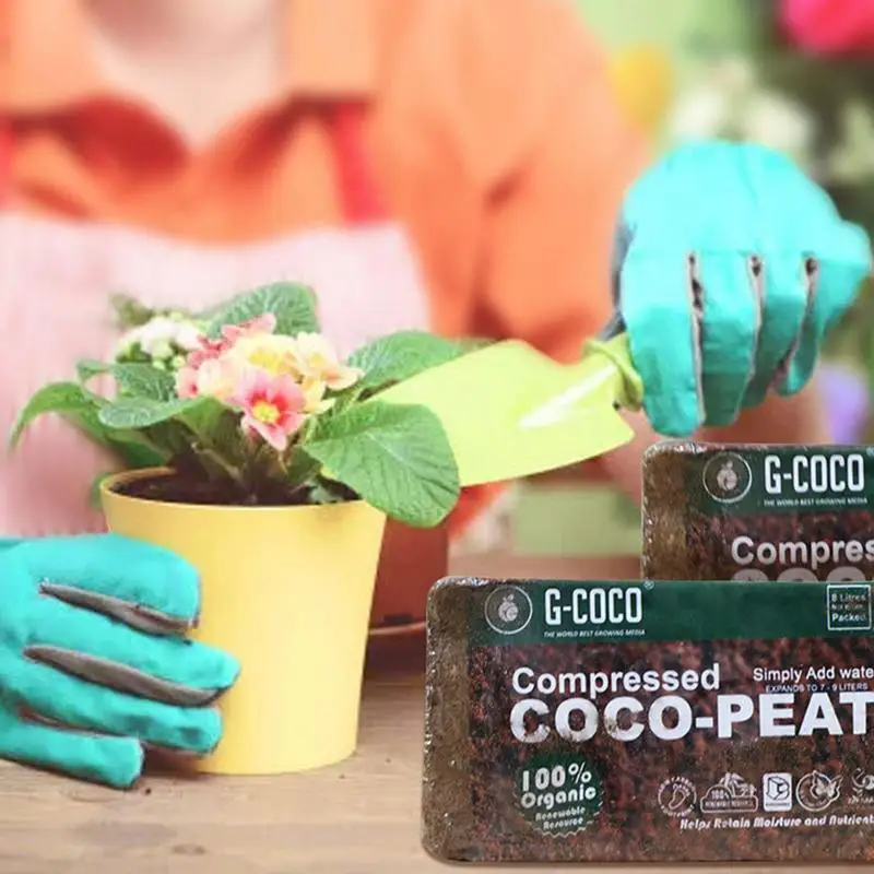 

Coco Coir For Plants Organic Compressed Coir Brick With Low EC And PH Balance Natural Gardening Supplies Coconuts Fiber Soil For