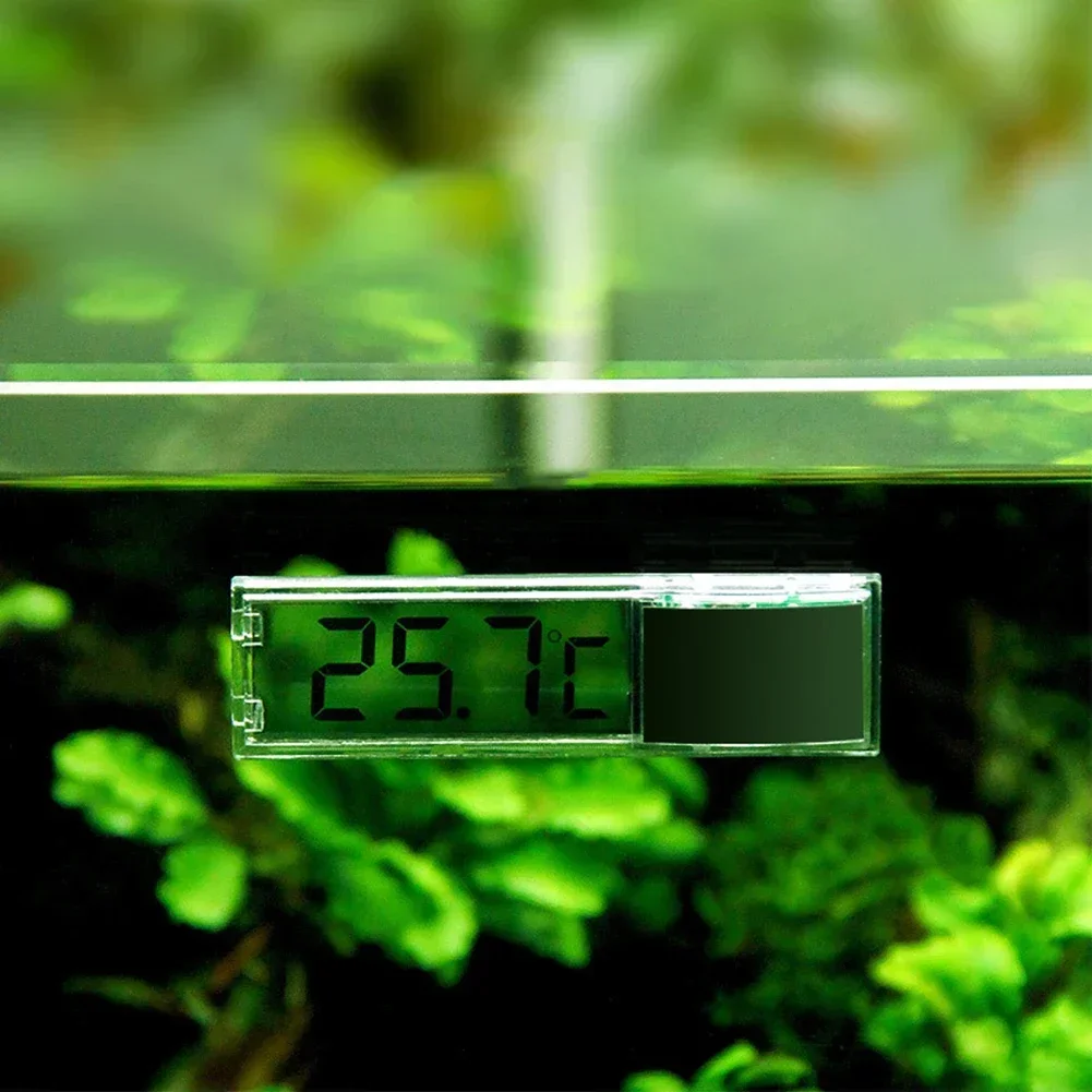 Electronic Fish Tank Temperature Waterproof Aquarium Thermometer 3D Digital LCD Fish Turtle Temp Aquarium Control Accessories Se