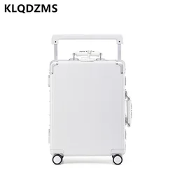 KLQDZMS-Valise à Roulettes Universelle de 20, 24, 26 et 28 Pouces, Cadre en Aluminium de Haute Qualité