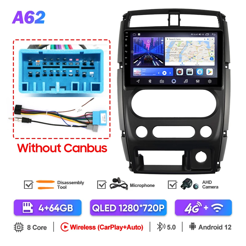 QSZN For Suzuki Jimny 3 2005 2007 - 2019 Android 13 Car Radio