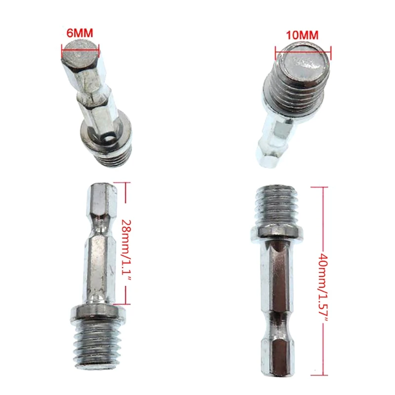 Cờ lê điện Bộ mũi khoan xoắn chế biến gỗ 2 chiếc + M14 Máy khoan chế biến gỗ