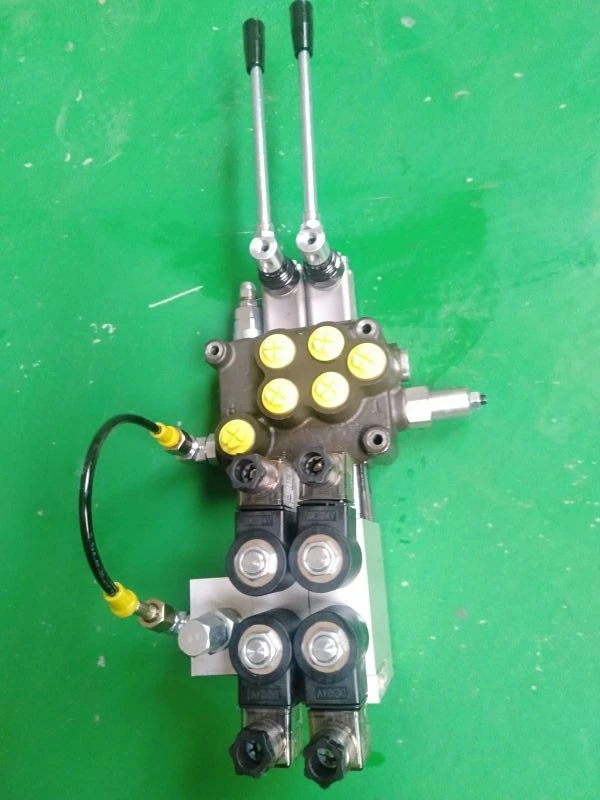 Hydraulic multi-way valve, directional control valve, hydraulic distributor, hydraulic cylinder valve, single and double
