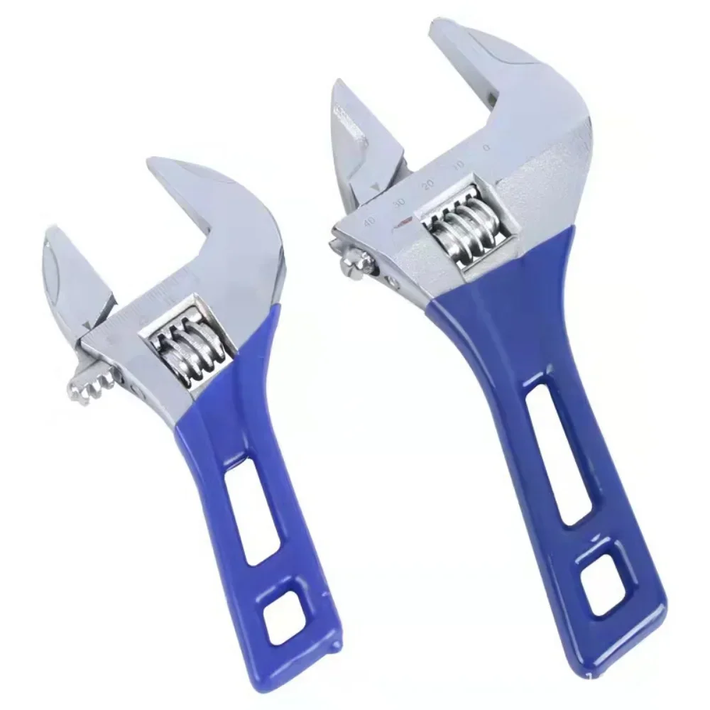 

1pcs Portable Stainless Steel Adjustable Wrench Mini Maximum 35mm Diameter Universal Spanner Mini Nut Key Hand Tools