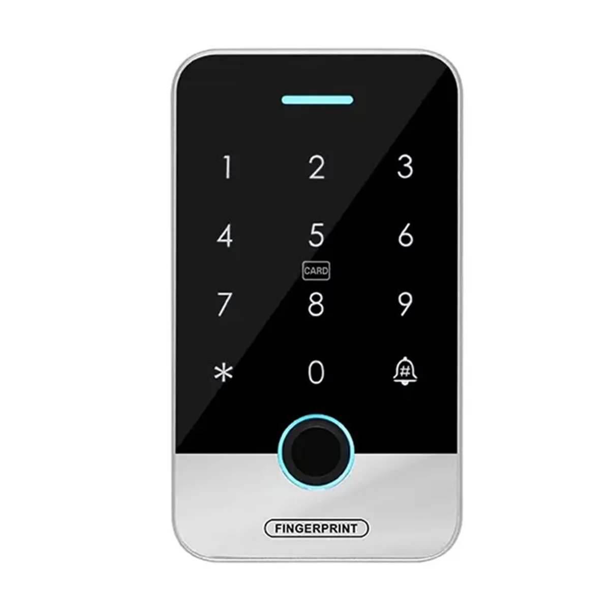 AD41-Bluetooth Tuya APP Smart Fingerprint RFID Access Control Keypad Touch IP65 Waterproof 13.56MHz Door