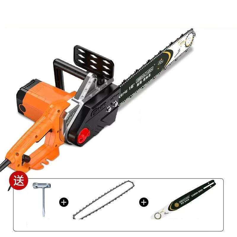 6 Inch Electric Chainsaw 2000W High Power Motor Reliable Handheld Wood Cutter for Household Logging & Branch Trimming