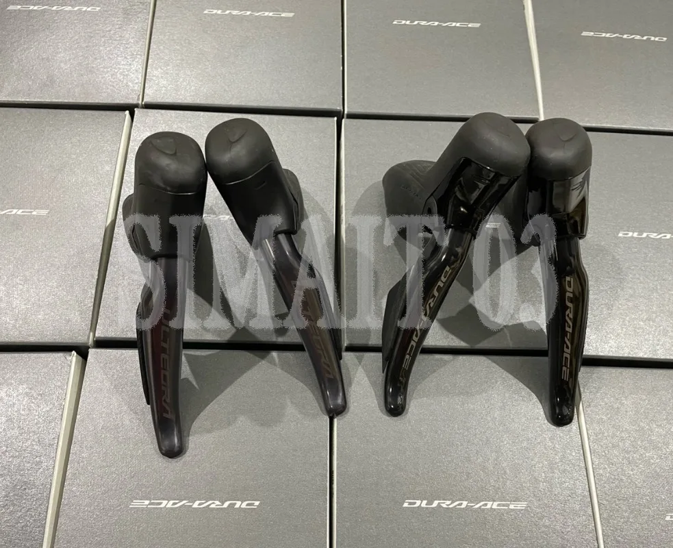 For Shimano 8170/9270 Di2 Electronic Shifters - Hydraulic Disc Brake Levers for 12-Speed Road Bikes (Left/Right Pair)