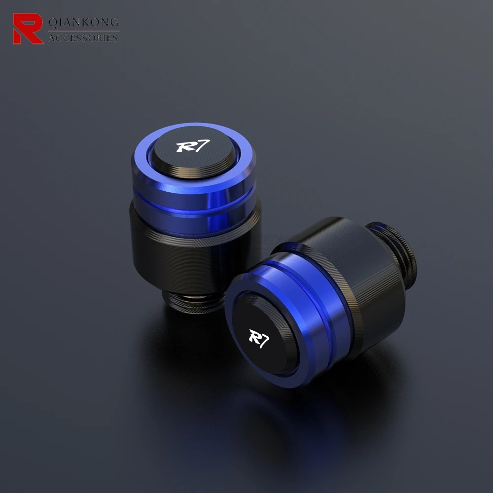 

FOR yamaha YZFR7 YZF R7 2015-2025 2024 2023 2022 Motorcycle Rearview Mirror Plug Hole Screw Cap & Tire Valve Stem Caps Cover