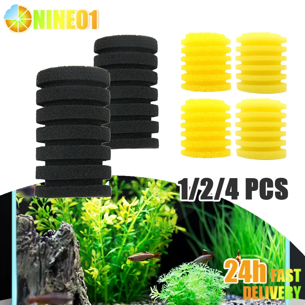 Fish Tank Filter Built In Filter Element Yellow Cotton Core Fish Tank Replacement Sponge Pet Supplies Aquarium Pet Accessories