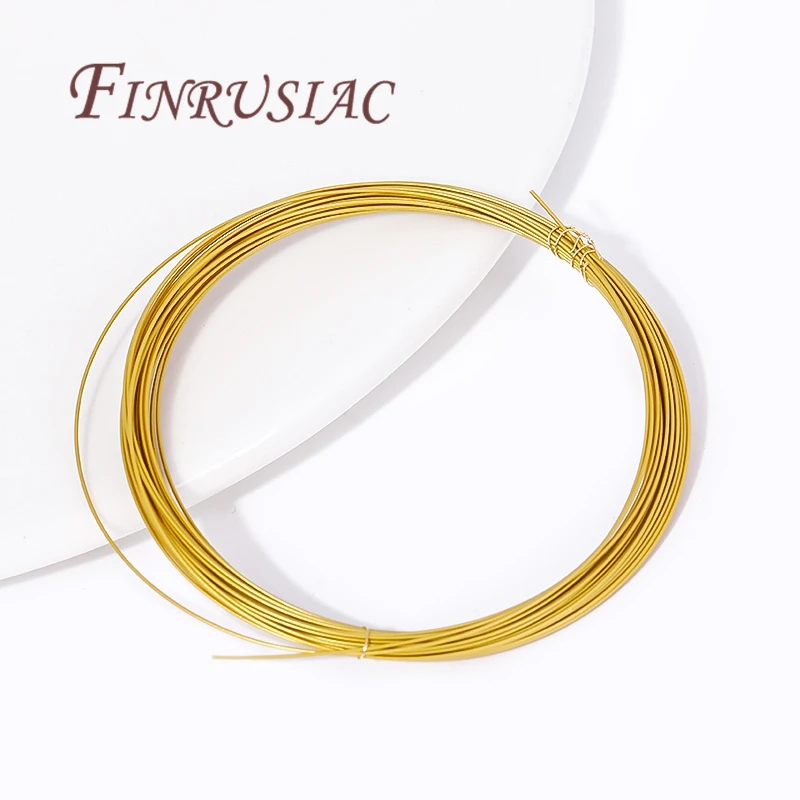 0.3-0.5mm Resistant Strong Line Stainless Steel Wire Gold Color Tiger Tail Beading Wire For Bracelet Making Findings Accessories