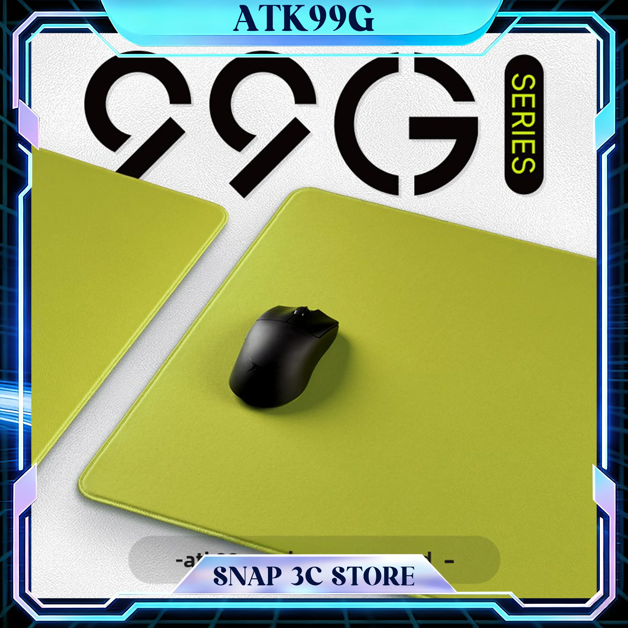 

Коврик для мыши ATK99G Air Carbon Xsoft 490x420x4 мм для киберспорта, с магнитными переключателями, подарок для геймеров