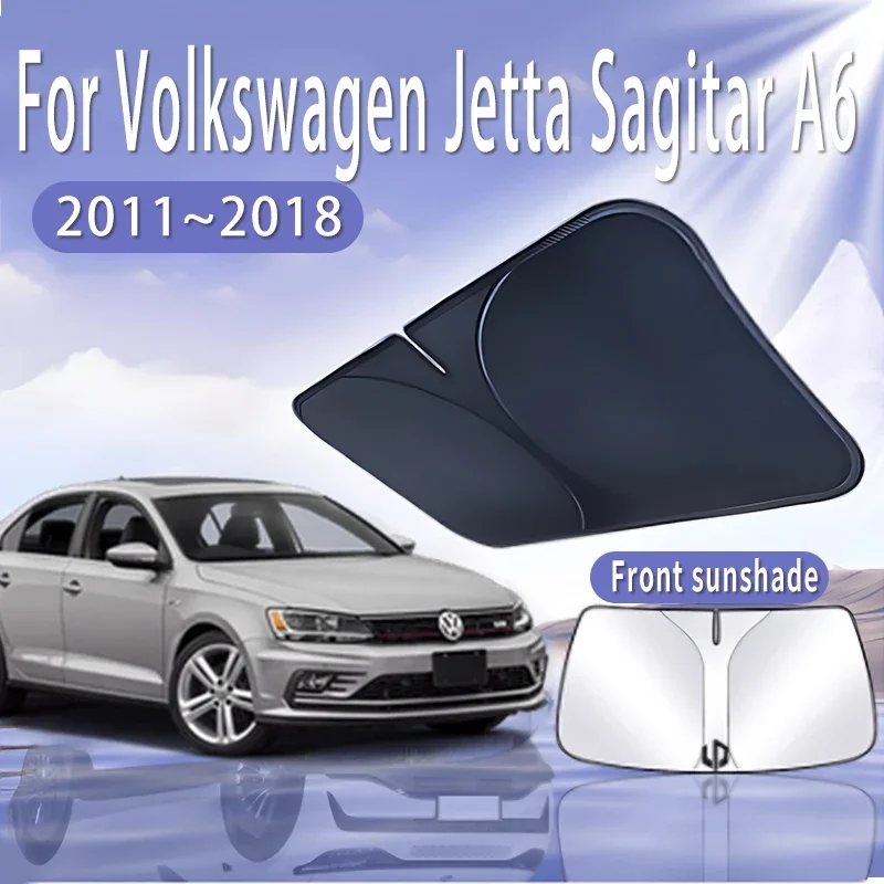 

Car Sun Visor For VW Volkswagen Jetta Sagitar A6 2011~2018 Front Windshield Sunshade Heat Insulation Summer Cooling Accessories