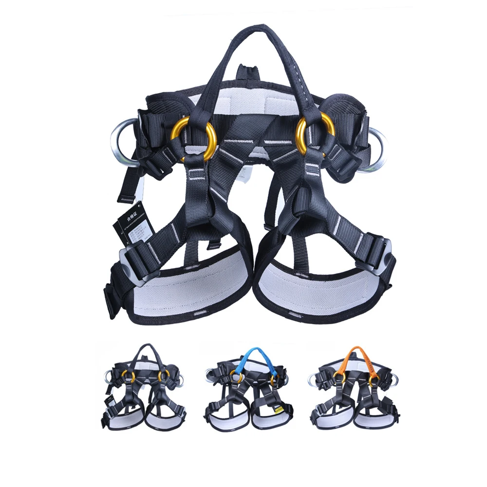 Outdoor Rescue Cross for Tree Climbing, Aerial Work Professional Tree Climbing Training, Sitting Safety Belt for Arborist