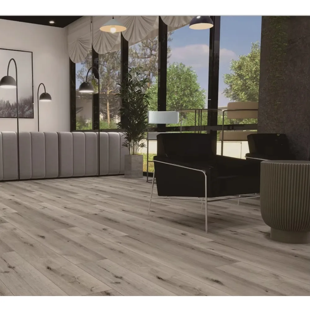 Version personnalisée plancher de style bois de Pvc imperméable IXPE EVA liège EIR SPC revêtement de sol en vinyle carrelage de sol en PVC