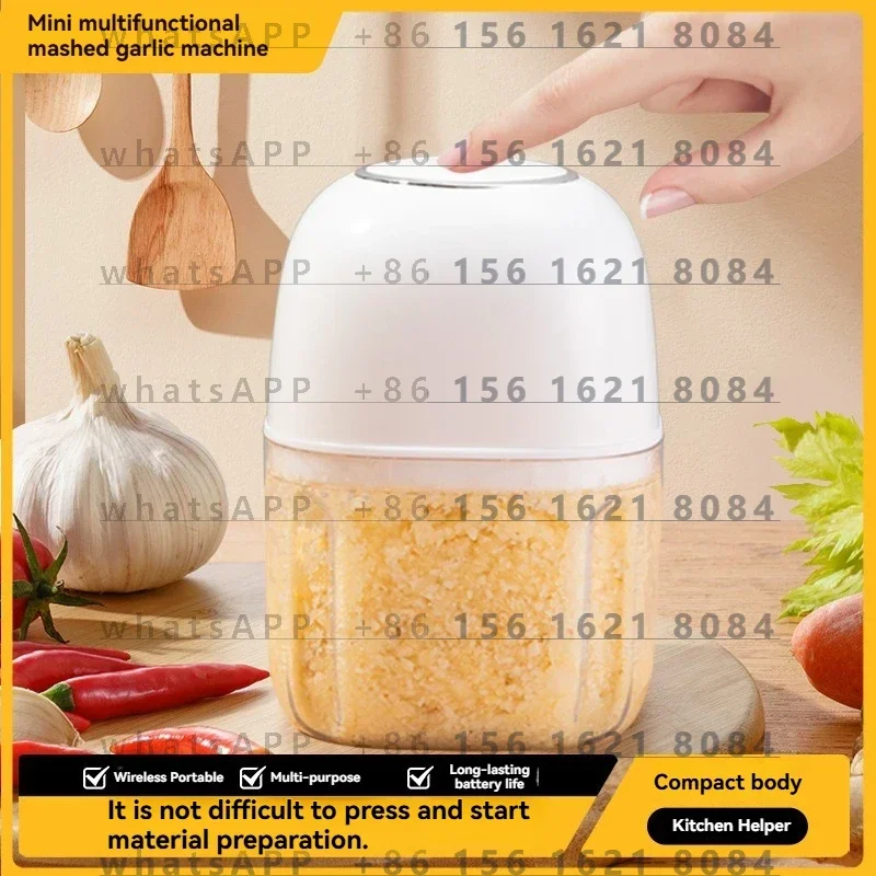 

Multi Functional Mini USB Cordless Garlic Vegetable Electric Food Chopper Blender