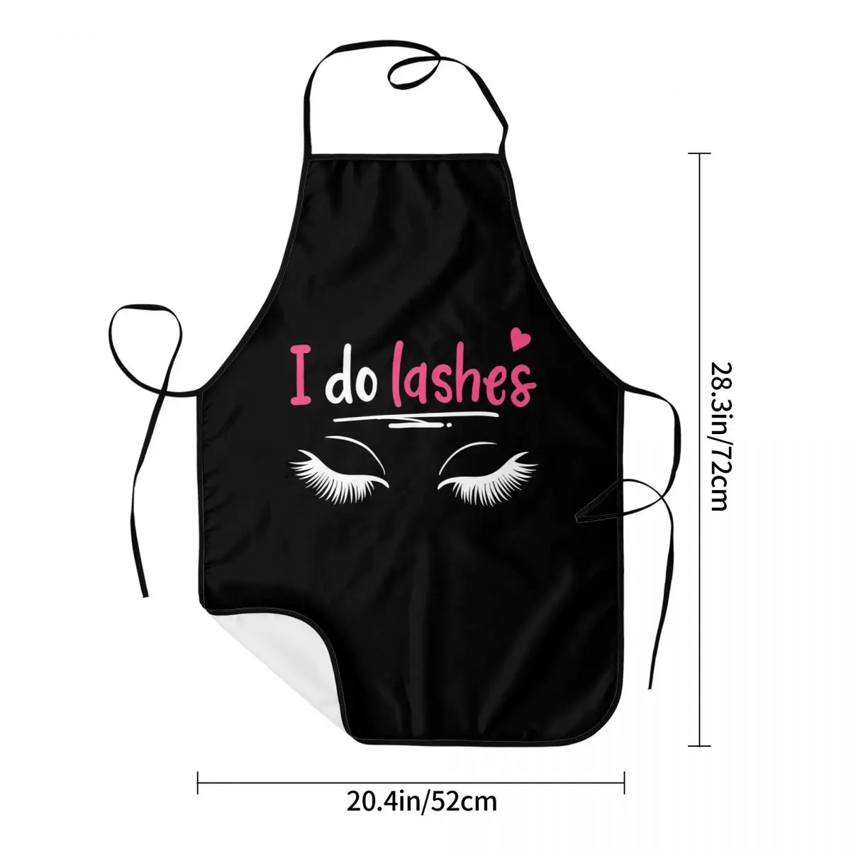 Funny Lashes Eyelash Lash Artists Bib Aprons Women Men Unisex Kitchen Chef Tablier Cuisine for Cooking Baking Painting