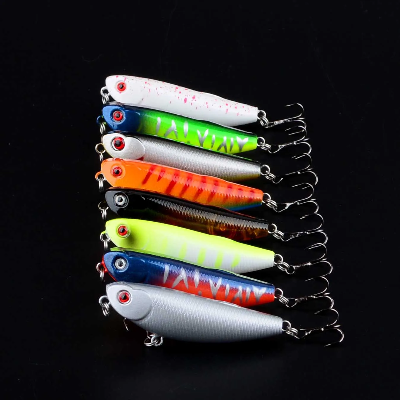 Micro señuelo duro flotante tipo Minnow para lubina, carpa y barracuda