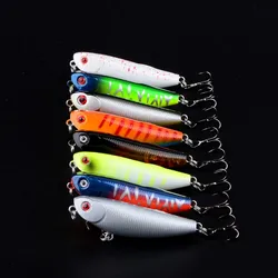 Micro señuelo duro flotante tipo Minnow para lubina, carpa y barracuda