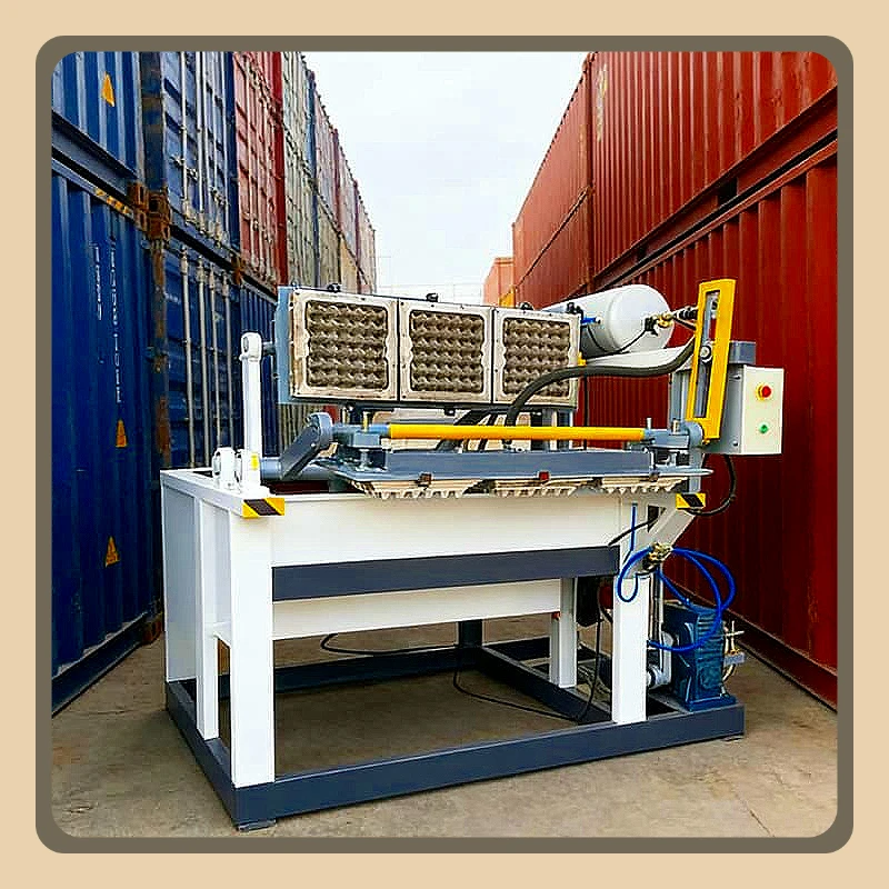 Industrial Automatic Pulp Molding Machine Egg Tray Production Line Paper Egg Carton Equipment Waste Paper Recycling Farm Custom