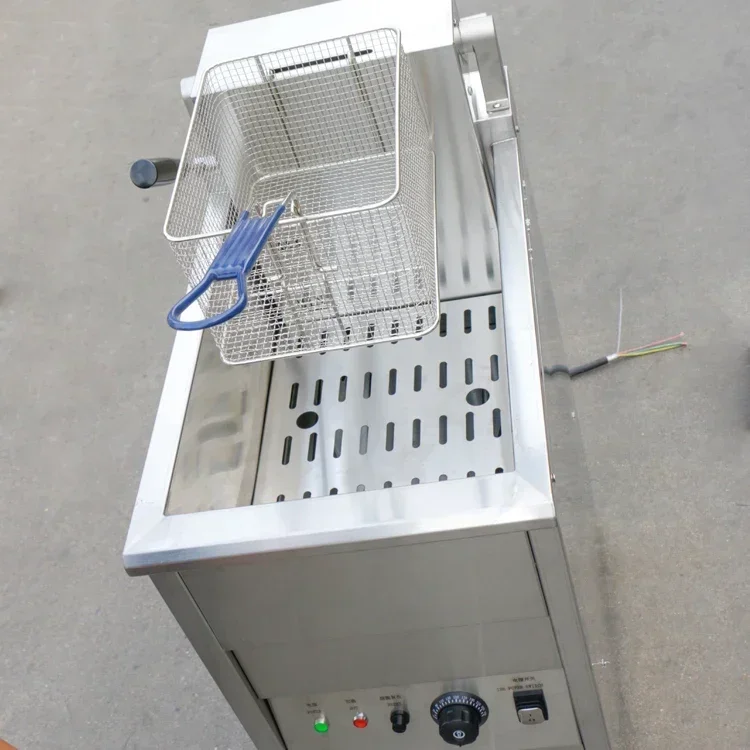 Commercial Electric Fryer Frying Machine Deep Fryer Tanks Industry Electric Deep Fryer With Oil Filter Machine