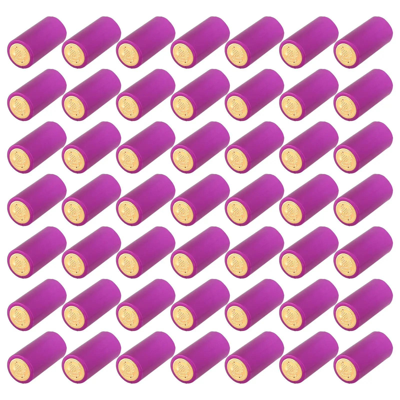 

100 Pcs Wine Bottle Heat Shrink Cap Film Practical Premium Plastic Homebrew Sealing CoverRed Disposable