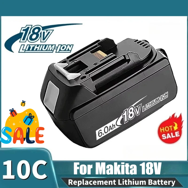 

For Makita 18V Rechargeable Tool Battery BL1850, BL1860B Angle Grinder for Makita 18V Tool Battery