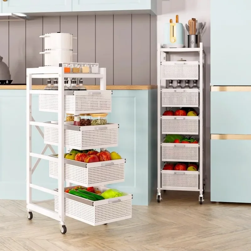 المطبخ، الرف، السحب، متعدد الطبقات، سلة الخضار، الجانب الضيق #2