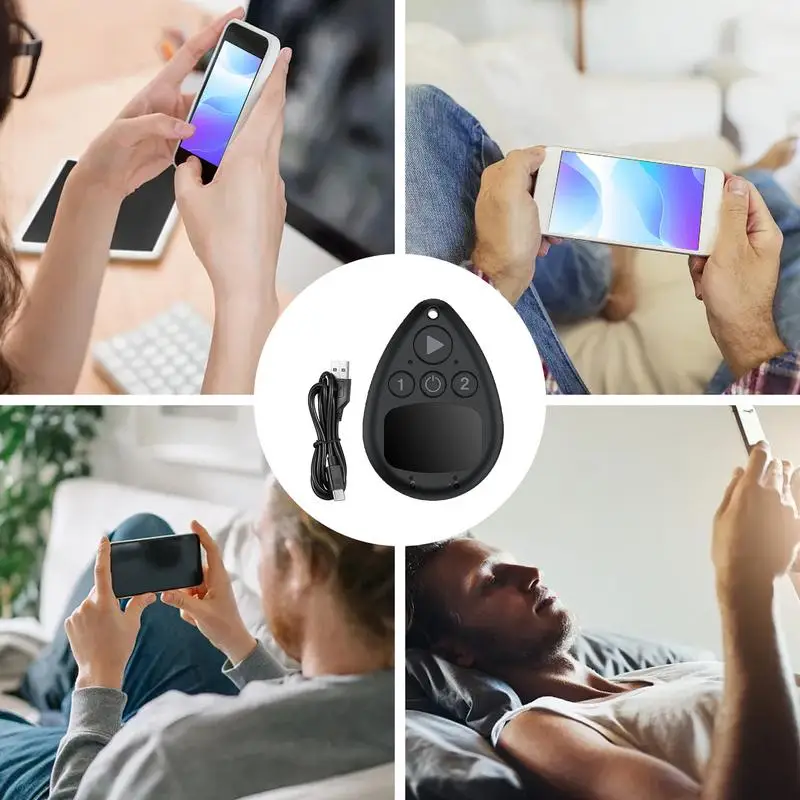 Phone Remote Control Wireless Cell Phone Clicker With No Noise Electronics Screen Protection Clicker For Vlogging Watching