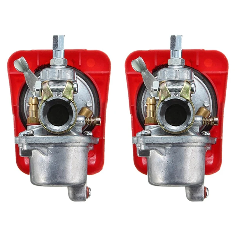 2X Carburetor 50Cc/60Cc/66Cc/80Cc 2 Stroke Engine Motor Motorized Bike Bicycle