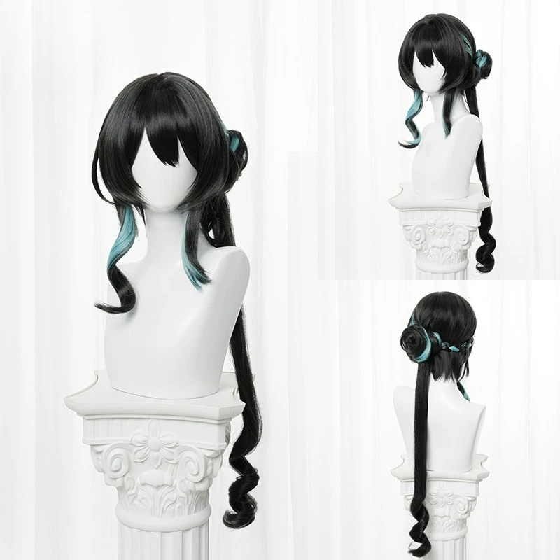 Honkai スターレール阮美コスプレウィッグアニメゲームロールプレイパーティーコスチューム小道具人工毛耐熱繊維