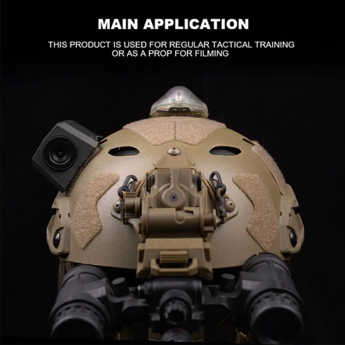 Cámara de casco Airsoft con gancho y pegatina táctica decorativa - imagen 4