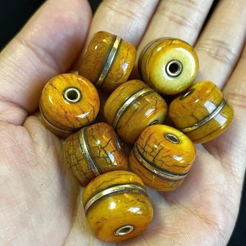 

, authentic Tibetan inlaid , cultural and artistic accessories, yak bone hamburger beads, home decor