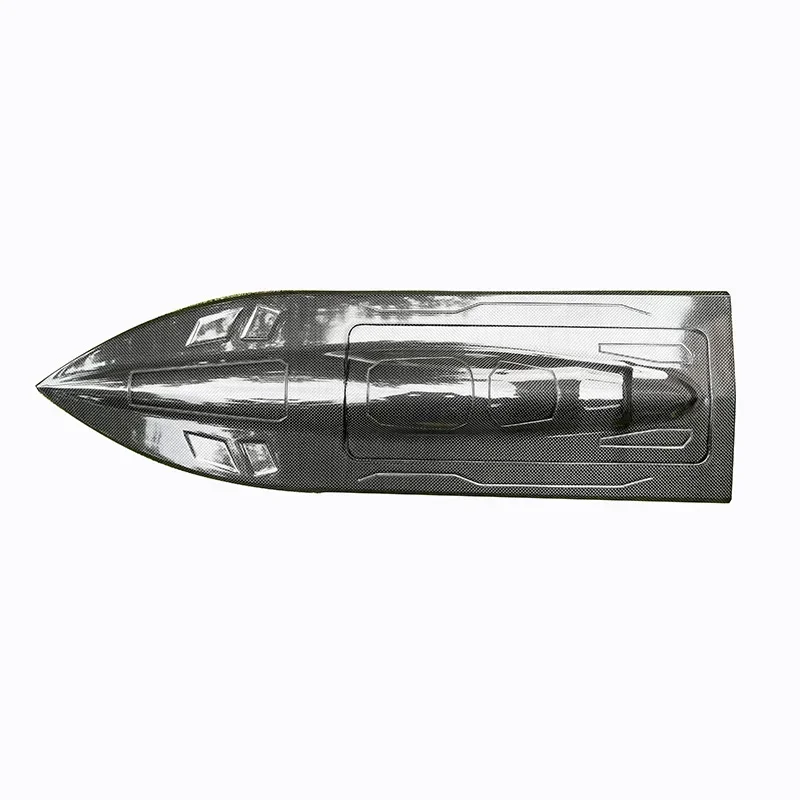 L860-W260-H150mm New Version Carbon Fiber Mid-O Boat Hull, Extract Vacuum RC Speedboat/Brushless Electric Model Boat