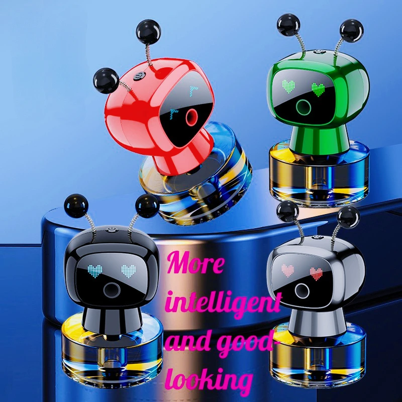 New Robot Car Fragrance Car Perfume Sprayer Air Freshener Smart Spray Aromatherapy Humidifier Car Decoration Long Storage 50ml