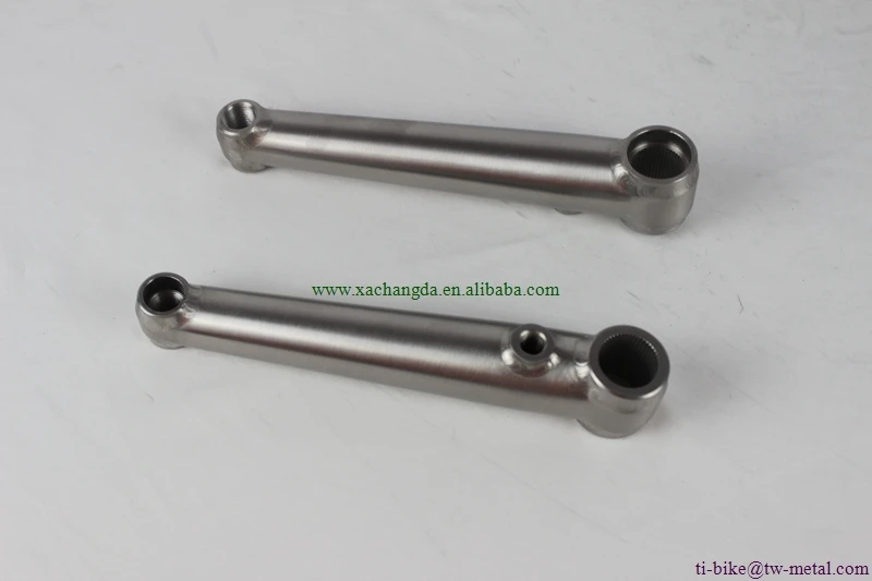 Manivelas Bmx de titânio com diâmetro de 22 mm e comprimento 48T 170 mm