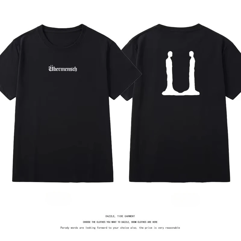 Quan Zhilong GD 2025 Osaka Concert، اليابان نفس الكرتون القطن تي شيرتات قصيرة الاكمام للرجال والنساء قمة الموضة الكلاسيكية المطبوعة