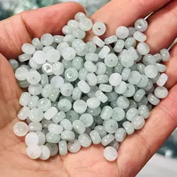 3*6mm Genuine Myanmar Jadeite Abacus Beads For Jewelry Making Diy Bracelet Beaded Necklace Grade A Burma Jade Beads Accessories