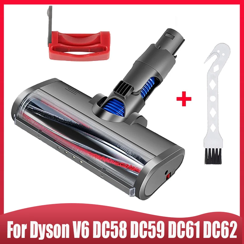 Per Dyson V6 DC58 DC59 DC61 DC62 Aspirapolvere Elettrico Turbo Spazzola A Rullo, Con Rullo Setole HA CONDOTTO LA Luce per Tappeto Pavimento Duro