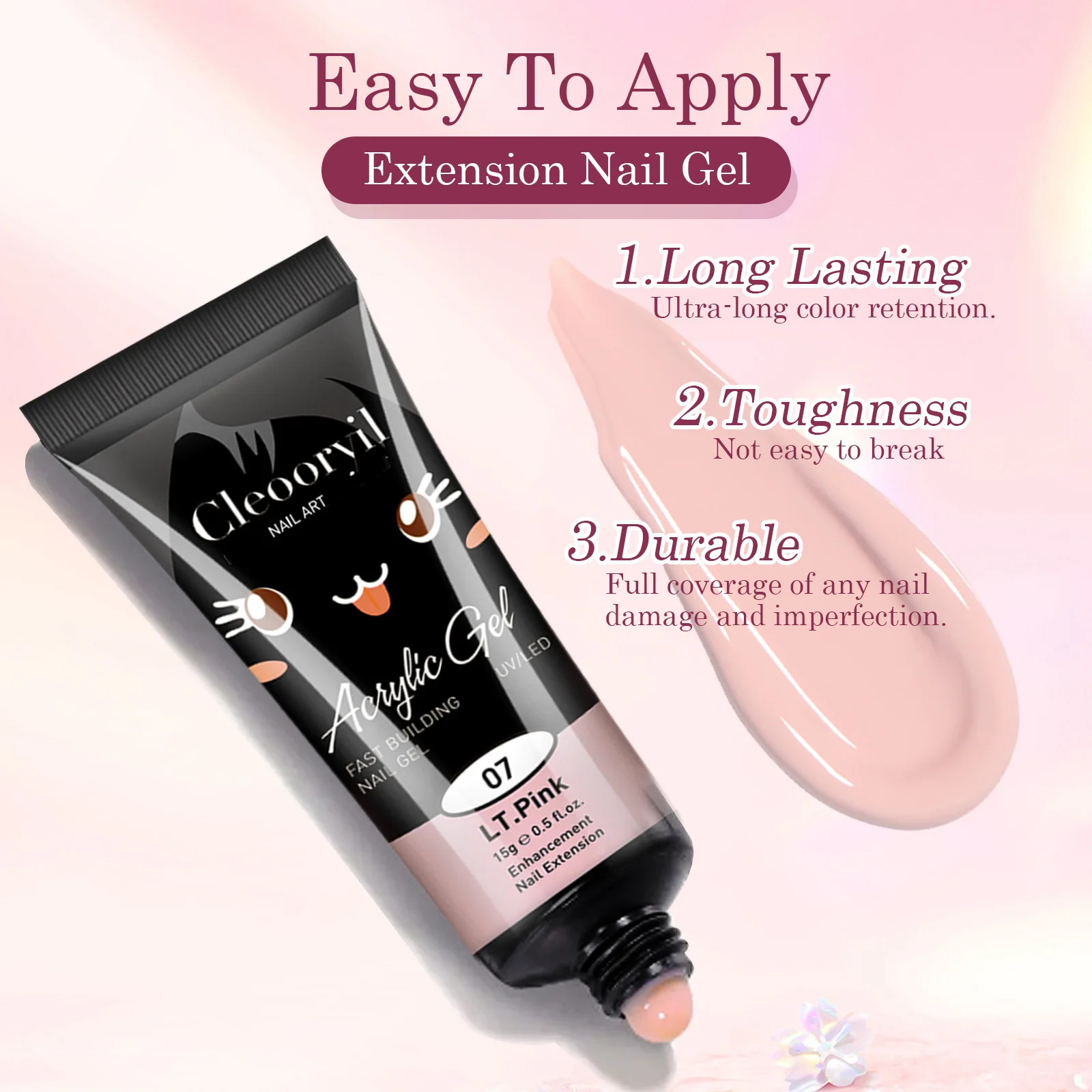 본뷰티 아크릴 UV 젤 연장 네일 젤 키트 누드 컬러 빠른 빌딩 젤 네일 폴리쉬 매니큐어 네일 아트 디자인 10개 세트