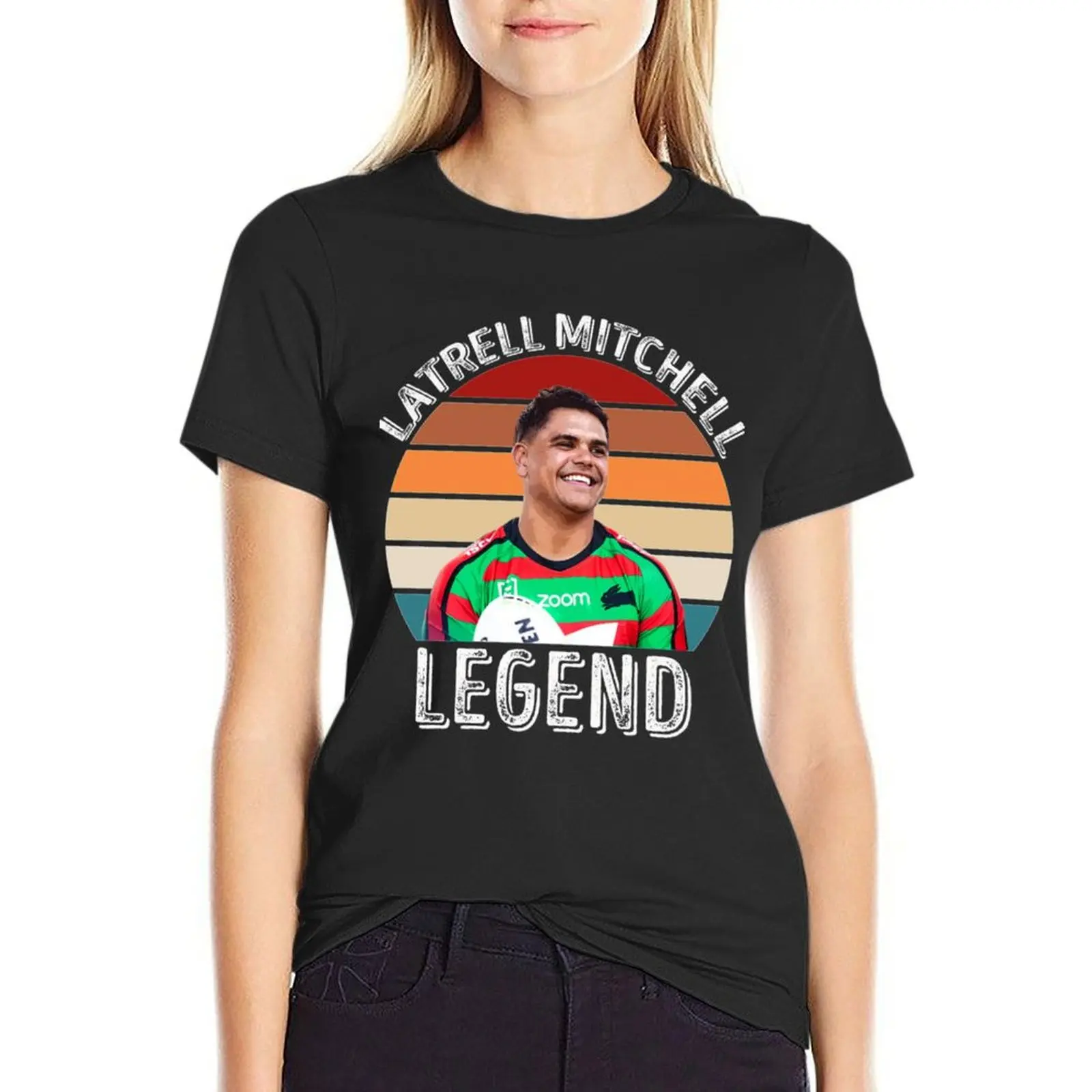 

Latrell Mitchell Rabbitohs T-Shirt hippie clothes shirts graphic tees animal print shirt for girls kawaii clothes Women clothing