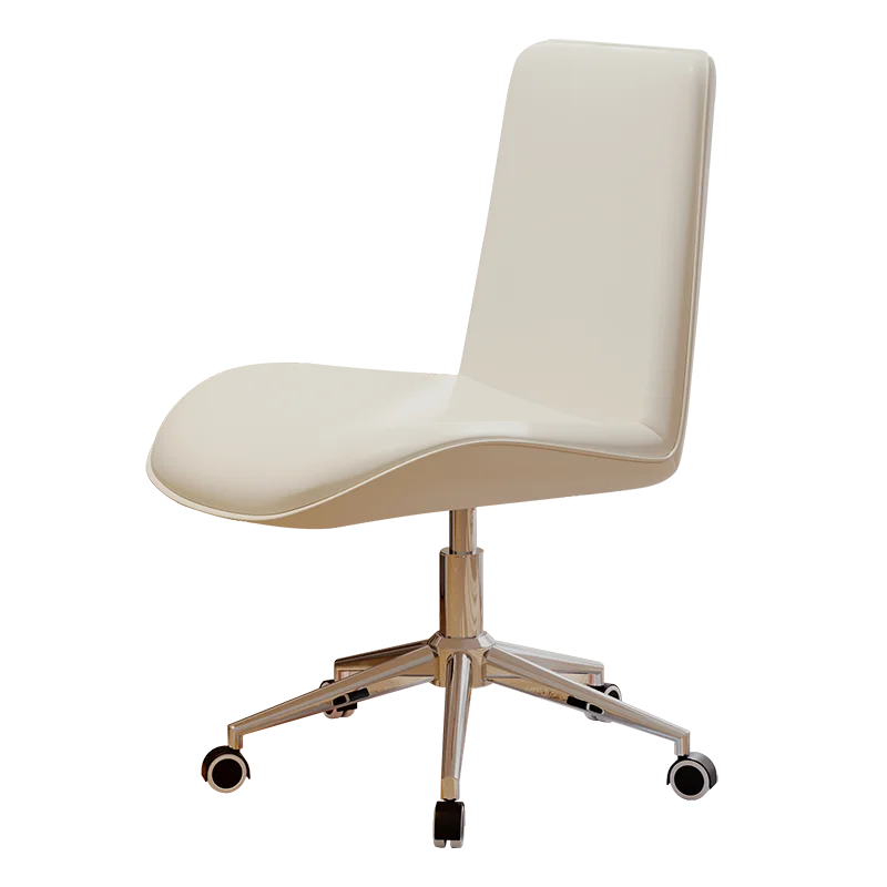 Cómoda silla de ordenador sin brazos, silla Universal de oficina sedentaria, dormitorio, estudio, silla de maquillaje, muebles modernos para el hogar