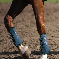 Jumping Boots For Horses Horse Boots Front Boots Professional Breathable Front Leg Guard Shock-Absorbing Sport Boots Horse Leg