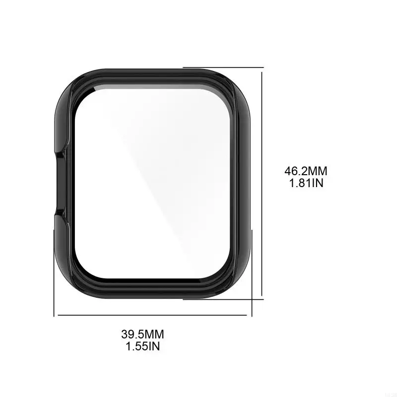 U13B TPU para funda para pulsera inteligente, funda protectora pantalla para TechLife Watch S100/S