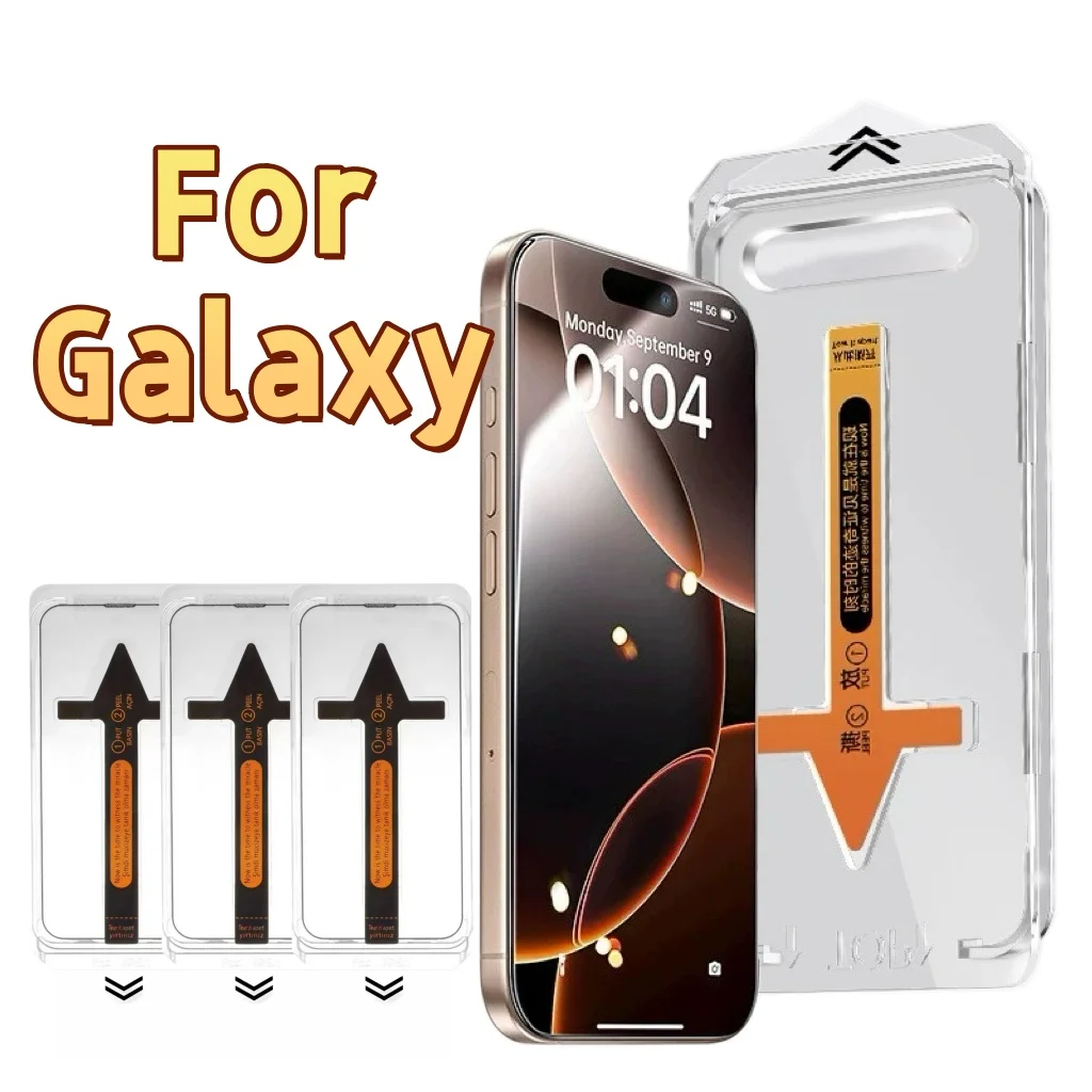 

HD Screen Protector for Samsung Galaxy S22 S23 S24 S25 Series, 9H Hardness, Bubble-Free, 3 Pack