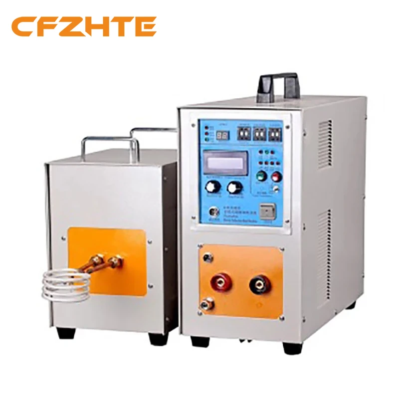 60KW High Frequency Induction Heater Quenching and Annealing Equipment Welding Metal Melting Furnace Machine 30-80KHz