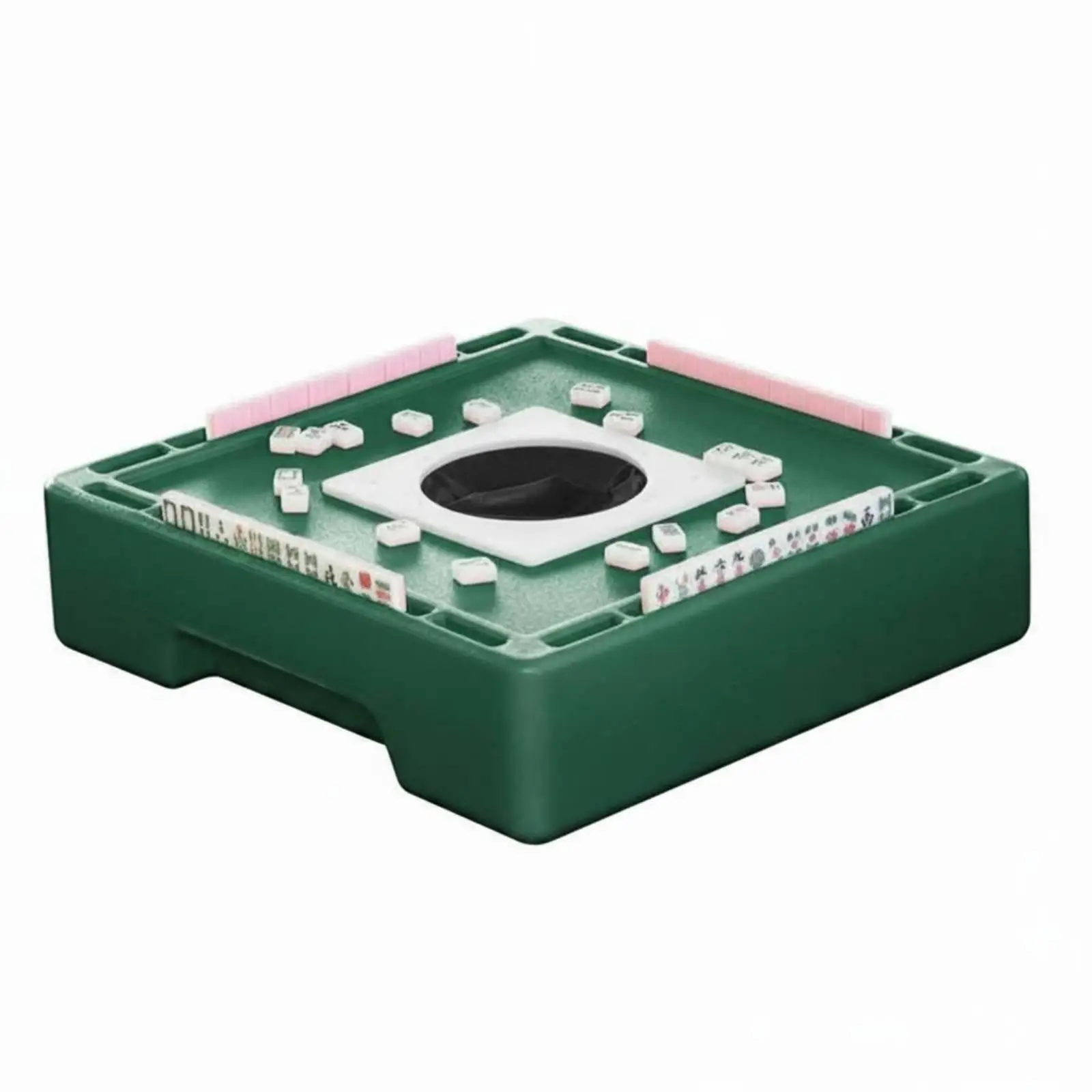 Mini Mahjong Set Lightweight Travel Mahjong Set Noise-Reducing for Mobile Users, Students, Dormitory, Camping, Outdoor