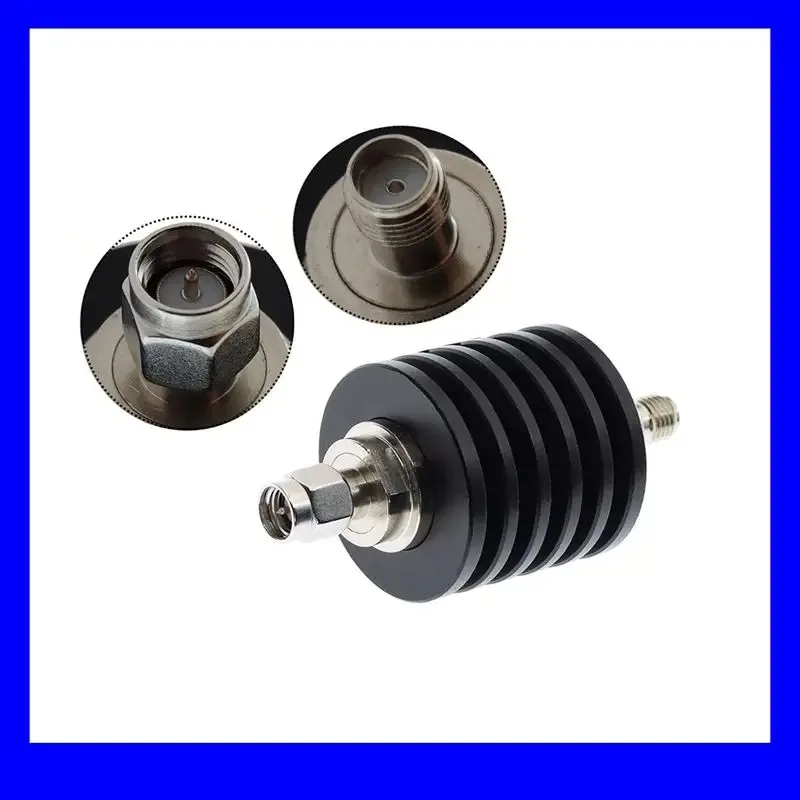 10W SMA-JK RF Coaxial Attenuator DC-3GHz/4GHz 50Ohm, SMA Male To Female Power Attenuator, 1-50dB Optional, Low VSWR RF Component