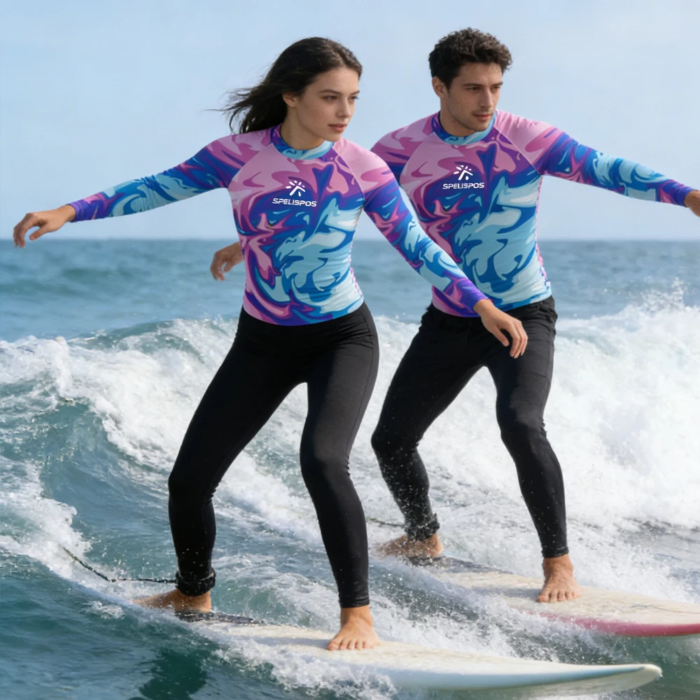 

Rashguard for Men's and Women's Long Sleeve Surfing Clothing Luxury Sportswear High Quality Swimming Top for Fishing Water Sport